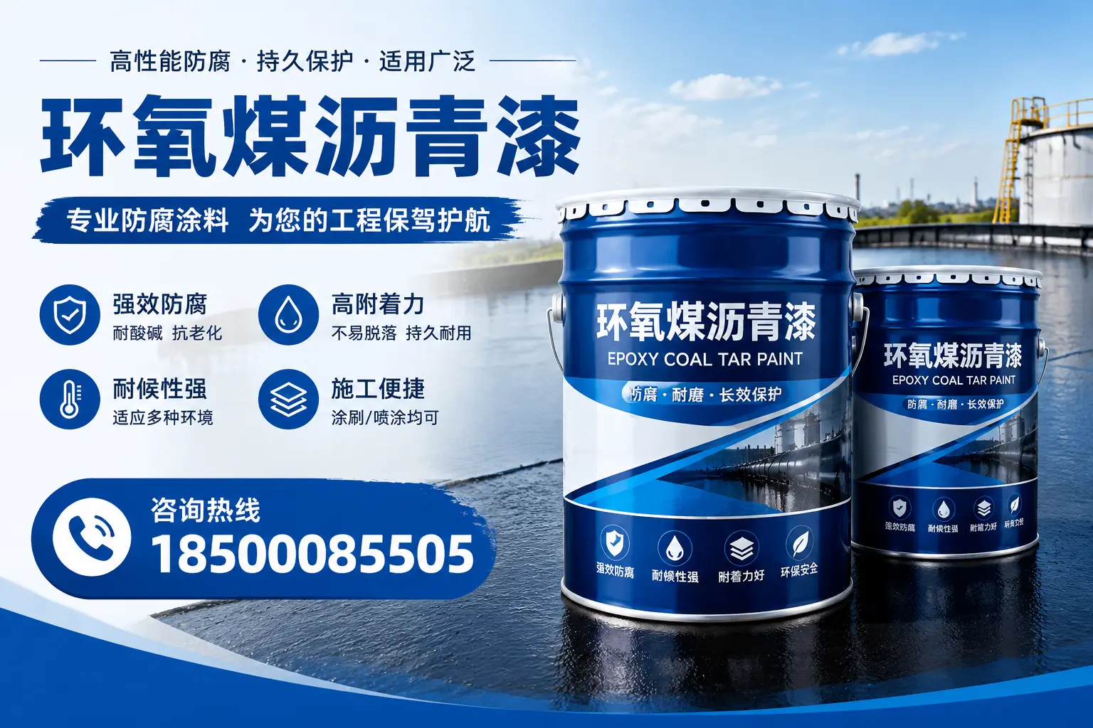 环氧煤沥青漆与其他漆类的比较，揭阳用户的选择依据