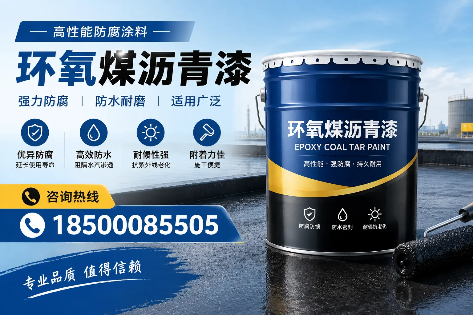 环氧煤沥青漆的主要成分与功能，揭阳用户深度了解